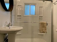 Modern bath with full size shower